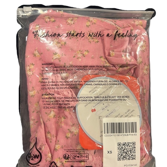 NWT Cider Women’s Floral Pink Camisole Top Blouse Lace Trim Size XS - Picture 4 of 15